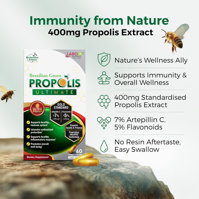 LABO Nutrition Brazilian Green Propolis Ultimate – Propolis Extract with