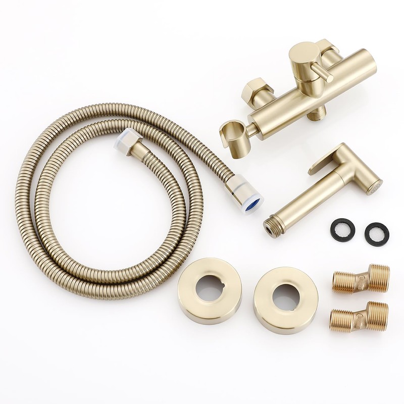 Shile Toilet Wal Mount Hot and Cold Bidet Spray Set