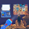 Mini Sleeping Story Telling Flashlight Projector Torch Educational Child Kid