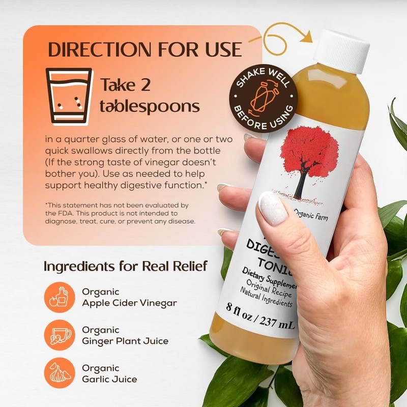 Caleb Treeze Digestion Tonic (Formerly: Stops Acid Reflux) 8 oz
