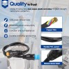 For Garmin 8-Pin Xdcr to 12-Pin Sounder Adapter Cable Fits