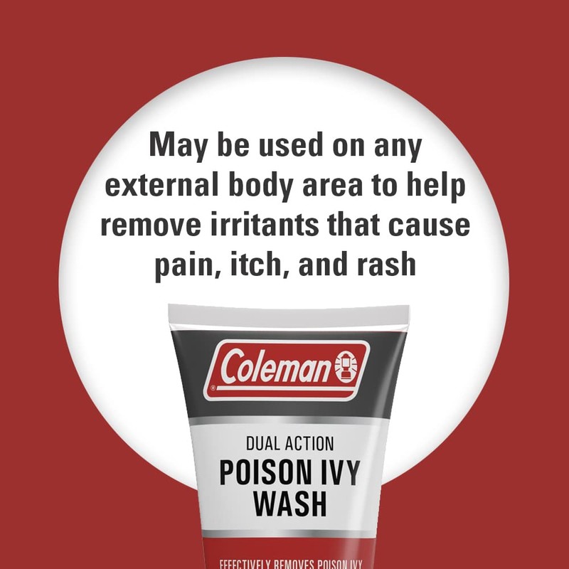 Coleman Poison Ivy Wash, Urushiol Removal System for Poison Ivy,