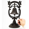 Sungmor Classic Cast Iron Tabletop Hand Bell Dinner Bell -