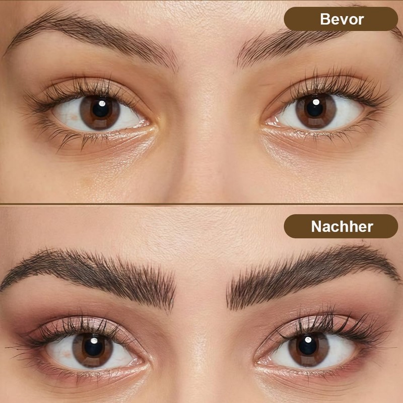 Eyebrow Pencil, Waterproof, 2-in-1 Dual-Ended Microblading Eyebrow Pencil, 3D Eyebrow
