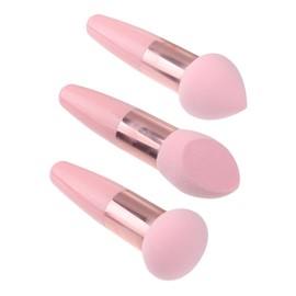Baluue Set of 3 Makeup Pens Dual-use Sponges Washable Beauty Tools for Natural Makeup Application for Foundation and Powder
