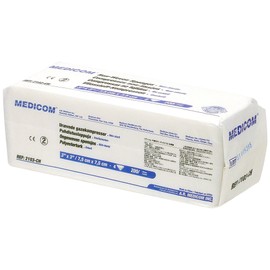 Non-woven Gauze, 4 folds, 3.0 x 3.0 inches (7.5 x 7.5 cm), Pack of 200