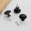 Ansodo Pack of 12 Drawer Knobs, Round Furniture Knobs, Cupboard