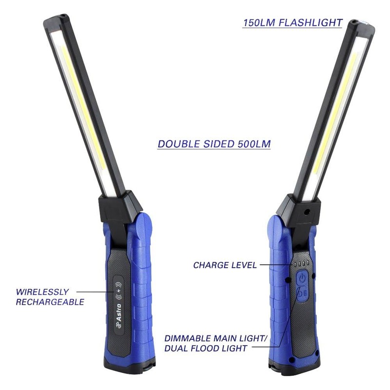 Astro Tools 52SL 500x2 Lumen Wirelessly Rechargeable Folding Double-Sided LED