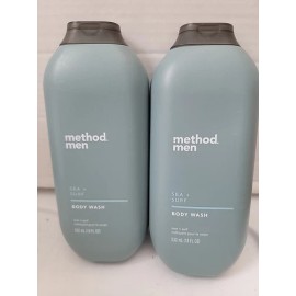 METHOD MEN SEA + SURF BODY WASH 18 OZ Lot Of 2 New