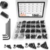 FullFun 1060PCS M2 M3 M4 M5 Hex Socket Head Cap