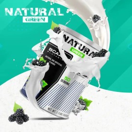 Bcaas  Glutamina Aminoácidos Natural Green 500g Sabores Sabor Moras                                                                                   