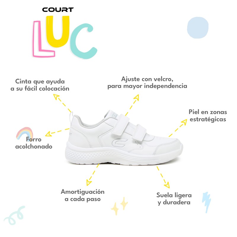 Court Zapatilla Niño Blanco 26 EU