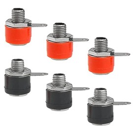 BGTXINGI 40PCS Mini 4mm Banana Plugs Socket Connectors Binding Post Terminal Wire Connectors for 4mm Banana Plugs Connectors(20 Black and 20 Red)