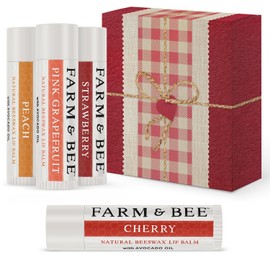 Natural Lip Balm – Gifts for Wife, Husband, Boyfriend, Girlfriend, Women, Men - Organic & Natural Ingredients - Moisturizing Lip Chapstick - Great Gift Idea for Valentines Day - 0.15oz (Pack of 4)