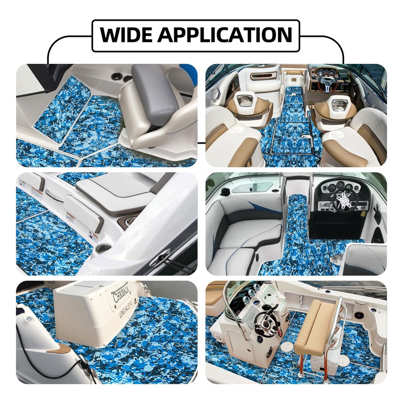 FOCEAN Boat Flooring EVA Foam Boat Decking Marine Flooring Brushed