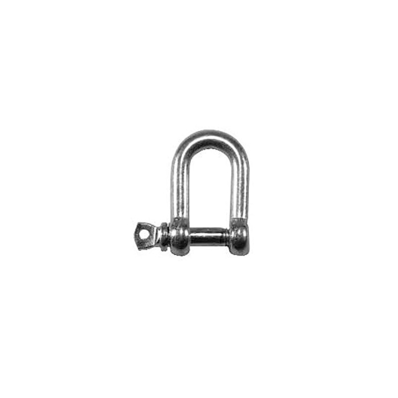 Faithfull CHDS60 6mm D Shackle Zinc Plated (Pack of 4)