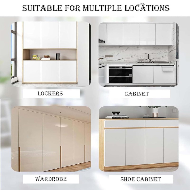 ElevaPulse 4 Pack Door Magnet with Screws, Magnets for Cabinet