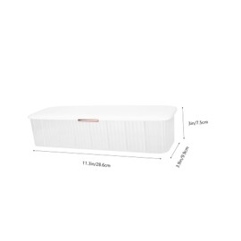 Operitacx Multi Grid Kabelmanagement Box Staubdichte Aufbewahrung Für Ladekabel Datenkabel Praktischer Organizer Für Büro Zuhause Kompakte Effiziente Kabelaufbewahrung