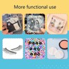 YANMAKE Press On Nail Storage Boxes, 36 PCS Clear Plastic