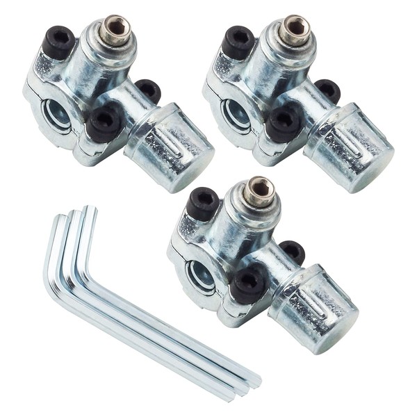 XIMOON BPV-31 Bullet Piercing Tap Valve Kits 3 in 1 Refrigerator Adjustable Valve 1/4, 5/16,3/8 Inch Outside Diameter Pipes Replacement for AP4502525, BPV31D, GPV14, GPV31, GPV38, GPV56, MPV31-3 Sets