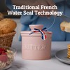 PriorityChef French Butter Crock with Lid, Keep Butter Spreadable &