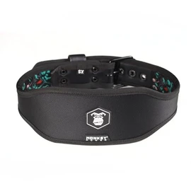 CINTURON DE OJILLOS INTERIOR AZUL LEVANTAMIENTO DE PESO MONKEY POWER GYM CROSSFIT (EXTRA CHICO 60 A 82CM)
