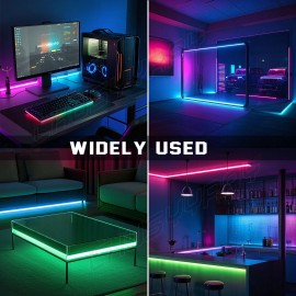 CHUSYYRAY 16.4FT LED Awning Strip Light Exterior Camping RV Caravan Boat Roof Wall Lamp 5M