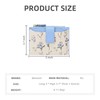 Denovin Wallet Women, Bifold Compact Small Women's Wallets, Floral Ladies
