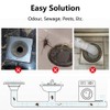 Shower Floor Drain Backflow Preventer, One-Way Drain Valve Sewer Core