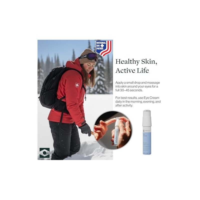 Crema para ojos Goggle de Dermasport para nadadores: humectante con