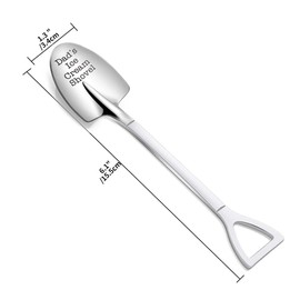 Fathers Day Funny Gifts for Dad from Daughter Son,Ice Cream Spoon Shovel,Ice Cream Shovel Spoon Gift for Father Dad,Dad Birthday Gifts for Men,Fathers Day Presents for Husband on Christmas Anniversary