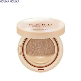 HOLIKA HOLIKA Hard Cover Perfect Cushion EX SPF50+ PA++++ 14g*2ea, Shade:04 Honey
