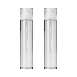 ccHuDE 2 Pcs 100ml 3.4oz Fine Mist Spray Bottle Clear Empty Spray Bottles Plastic Refillable Spray Bottles Travel Sprayer Bottles Liquid Spray Containers White