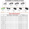 68 x 24mm 2 Pcs Luggage Suitcase Replacement Wheels, Rubber