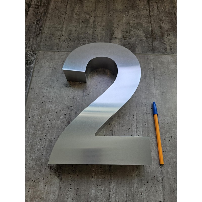 Números para CASA 3D- Inoxidables- Grandes- 30 cm de altura-