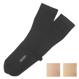 Rex Fit Thin High Socks with Toe Large Black Class I 15-20mmHg