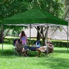 COOSHADE Durable Easy Pop Up Canopy Tent 10x10Ft, Forest Green