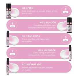 Kit Para Planchado De Ceja+lash Lifting 2 En 1 Cherimoya