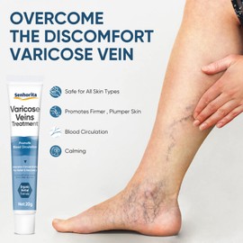 TANGDIAABBCC Varicose Veins Treatment for Legs, Varicose Veins Treatment Cream, Reduces Varicose Veins and Heaviness, Improves Blood Circulation, 20g