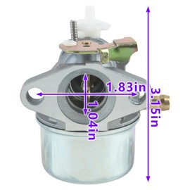 Carbhub Carburetor Compatible with Craftsman pressure washer 580.752722 580.761800 580.752710 580.752192 580.752501 580.767100 580.768330 580.752710 580.752300 580.752500 694505 Carburetor