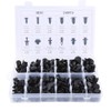 240pcs Universal Mounting Clips Plastic Car Push Pin Rivet Trim