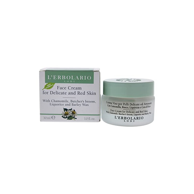 L'Erbolario Cream Sensitive Skin Camomile, Spike Myrt and Liquorice 30