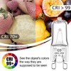 Lumlog G9 Halogen Bulbs Warm White Dimmable 25W, 12 Pcs