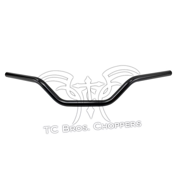 TC Bros 1" Tracker Handlebars Black Dimpled Sportster Dyna Bobber