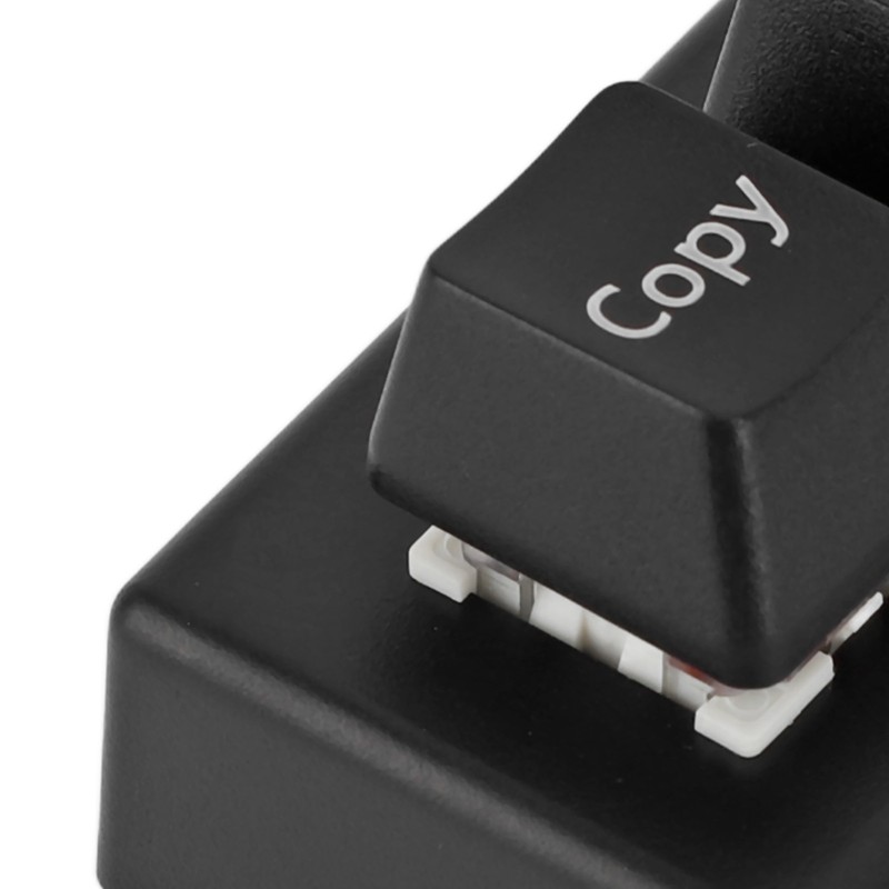 Programmable Keypad 2 Keys Copy Paste Red Switch USB C