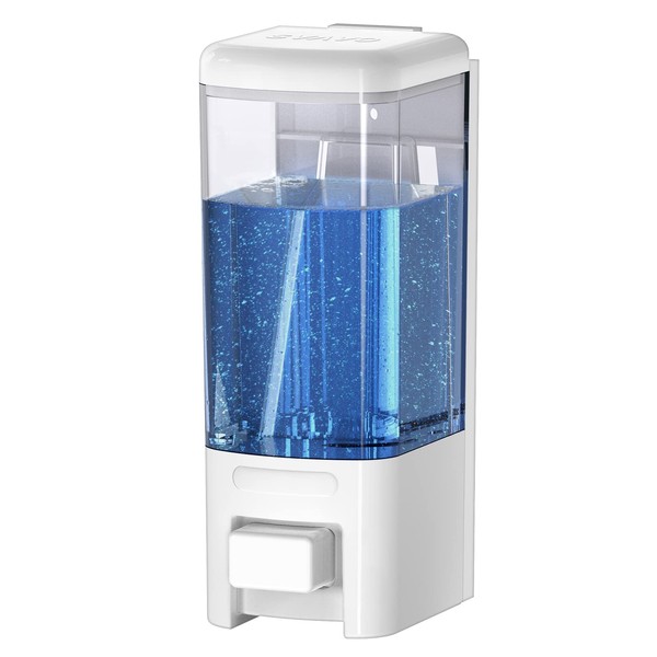 SVAVO Wall Mounted Soap Dispenser - Manual Kitchen Bathroom Soap