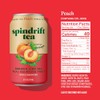 Spindrift Brewed Iced Tea, Peach Green Tea, Made with Real