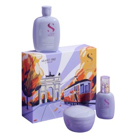 Alfaparf Milano Vibes Semi di Lino Smooth Holiday Trio Kit
