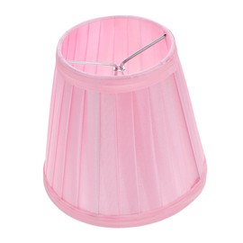 Small Pink Cloth Lamp Shade E27 Light Cover for Indoor Home Decoration Dustproof Design