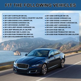 BTSCAR VS50805R Valve Cover Gasket Set for Dodge Charger Challenger 3.6L 2011-2020 Chrysler 200 300, Durango Grand Caravan Journey Jeep Cherokee, Wrangler, Ram 1500 5184596AE